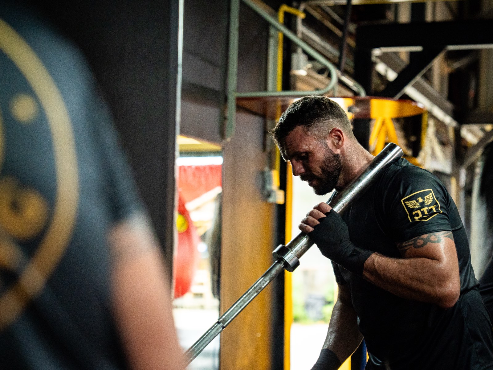 Strength and conditioning work in the gym